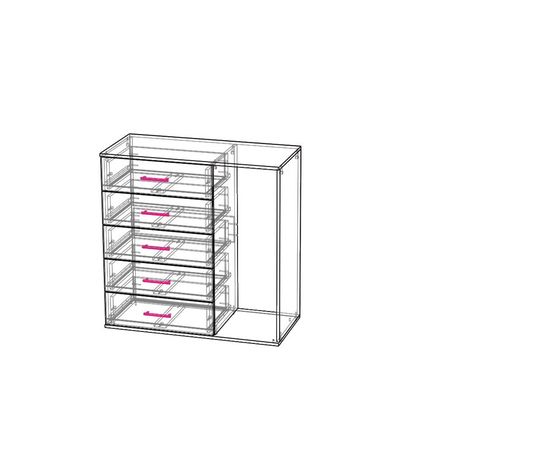 Комод Стиляга с полками, КОД:ЯС01014, images №3, magsale.ru