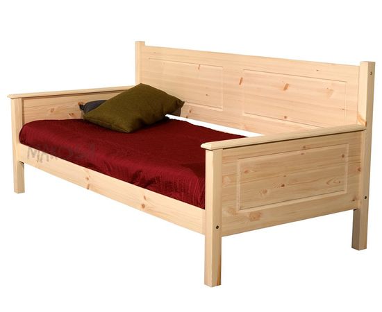 Кровать-тахта из массива сосны Тулуза, КОД:MSP068, images №1, magsale.ru