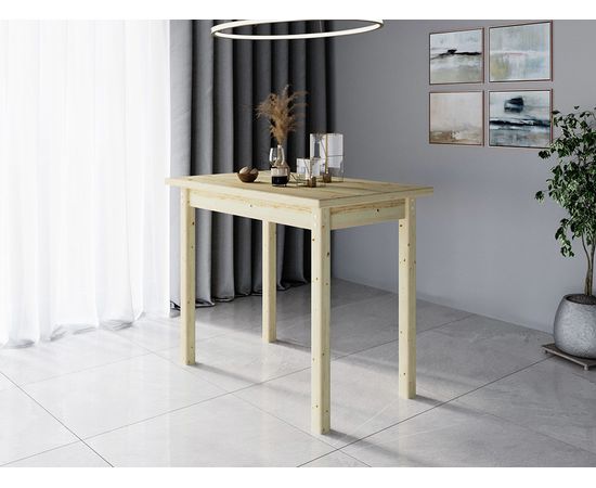 Обеденный стол из массива сосны Мик 600х1000, КОД:GM3495, images №2, magsale.ru