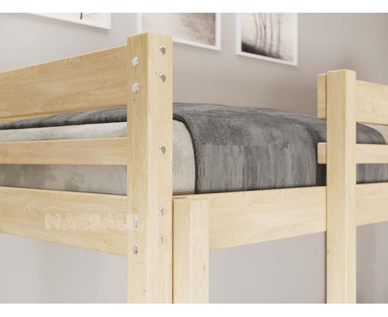 Двухъярусная кровать из массива Дональд, КОД:GM3478, images №12, magsale.ru
