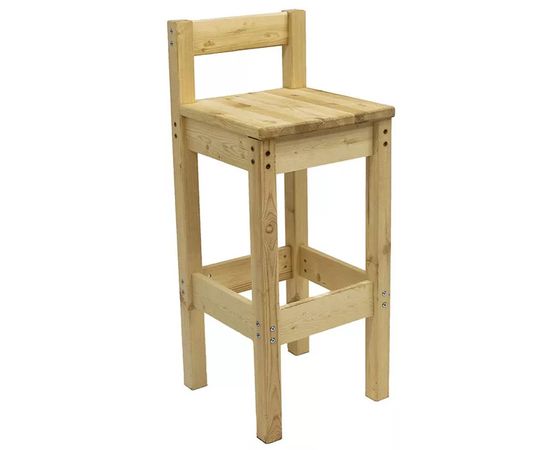 Барная группа из массива (2 стула с низкой спинкой), КОД:GM3512B, images №3, magsale.ru