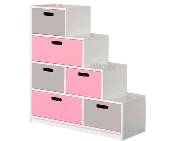 Лестница-комод из массива сосны Бенгалия, КОД:MSP101, images №1, magsale.ru