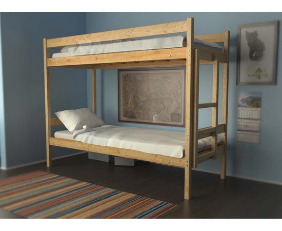 Двухъярусная кровать из массива Дюна, КОД:GM3706, images №2, magsale.ru Двухъярусная кровать из массива Дюна, КОД:GM3706, images №2, magsale.ru