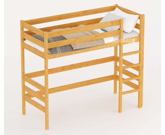Детская кровать-чердак из массива сосны К-1, КОД:GM3701, images №5, magsale.ru