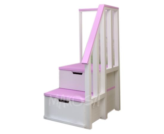 Лестница-комод из массива сосны Сочи, КОД:MSP102, images №1, magsale.ru