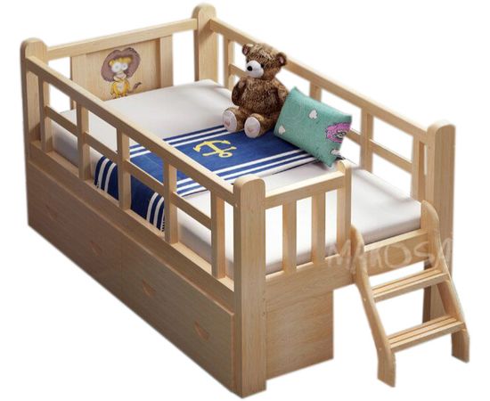 Детская универсальная кровать из массива LOLO, КОД:MSP090, images №2, magsale.ru