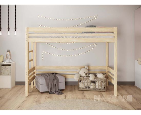 Детская кровать-чердак из массива сосны М-1, КОД:GM3700, images №5, magsale.ru Детская кровать-чердак из массива сосны М-1, КОД:GM3700, images №5, magsale.ru