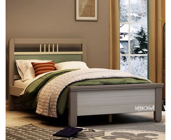 Кровать из массива сосны Паллада, КОД:MSP085, images №2, magsale.ru