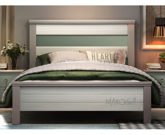 Кровать из массива сосны Сандра, КОД:MSP086, images №2, magsale.ru