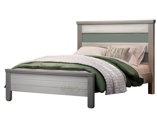 Кровать из массива сосны Сандра, КОД:MSP086, images №1, magsale.ru