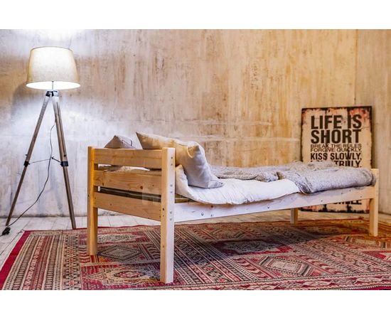 Односпальная кровать из массива сосны Светлячок, КОД:GM3703, images №10, magsale.ru