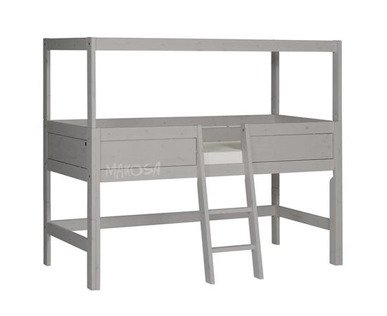 Кровать-чердак из массива сосны Торонто с балдахином, КОД:MSP120, images №2, magsale.ru