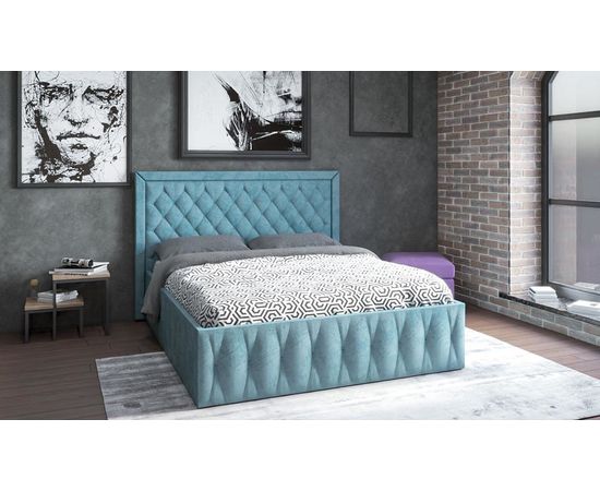 Мягкая кровать Барселона, КОД:KS001, images №4, magsale.ru