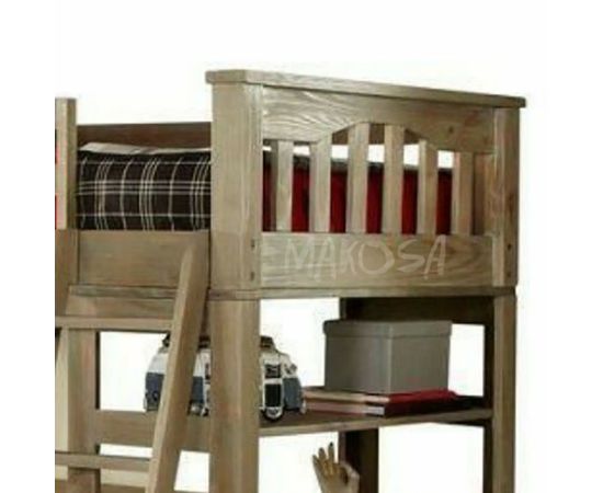Кровать-чердак  с рабочей зоной из массива дерева Хаген, КОД:MS615, images №2, magsale.ru Кровать-чердак  с рабочей зоной из массива дерева Хаген, КОД:MS615, images №2, magsale.ru