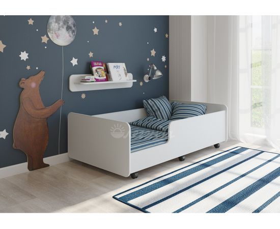 Детская кровать Легенда-24 белая, КОД:LG167, images №2, magsale.ru Детская кровать Легенда-24 белая, КОД:LG167, images №2, magsale.ru
