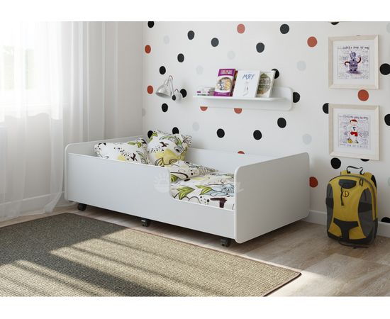 Детская кровать Легенда-24 белая, КОД:LG167, images №3, magsale.ru Детская кровать Легенда-24 белая, КОД:LG167, images №3, magsale.ru