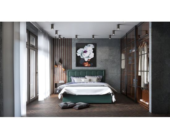 Мягкая кровать Квадро, КОД:KS010, images №5, magsale.ru