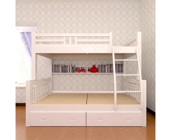 Двухъярусная кровать из массива сосны Рокси, КОД:MS0998, images №2, magsale.ru