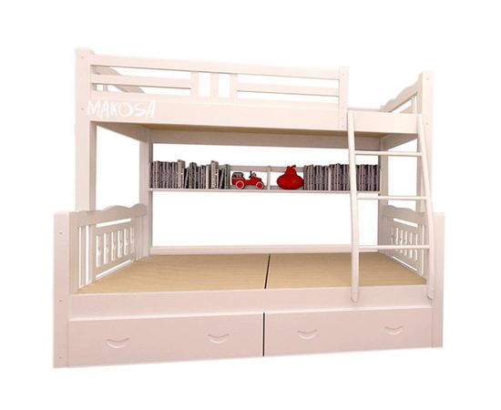 Двухъярусная кровать из массива сосны Рокси, КОД:MS0998, images №1, magsale.ru