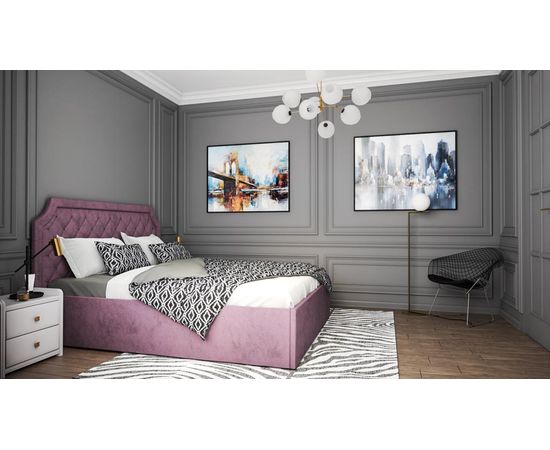 Мягкая кровать Венеция, КОД:KS004, images №4, magsale.ru