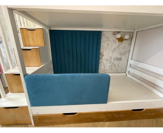 Двухъярусная кровать с балдахином и сеткой Бильбао, КОД:MS626, images №10, magsale.ru