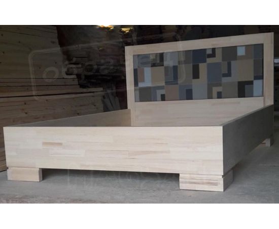 Кровать с мягким изголовьем Бремен 160х200 сосна натуральная, КОД:, images №1, magsale.ru