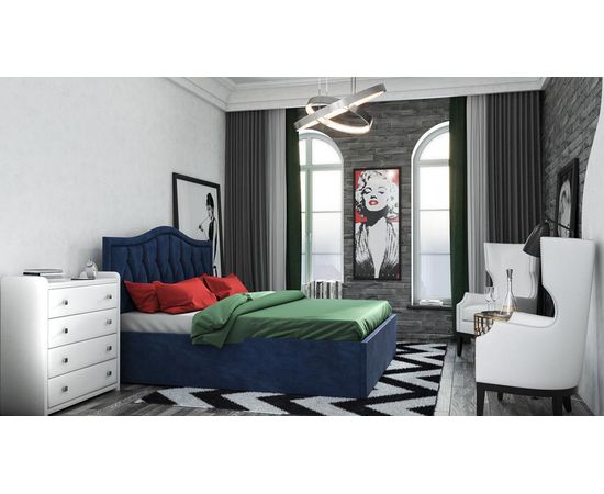 Мягкая кровать Ливерпуль, КОД:KS011, images №6, magsale.ru