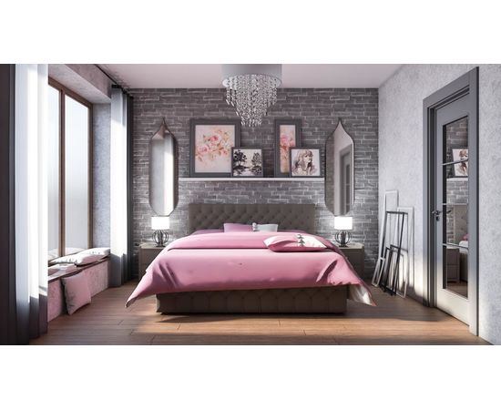 Мягкая кровать Лотос, КОД:KS013, images №4, magsale.ru