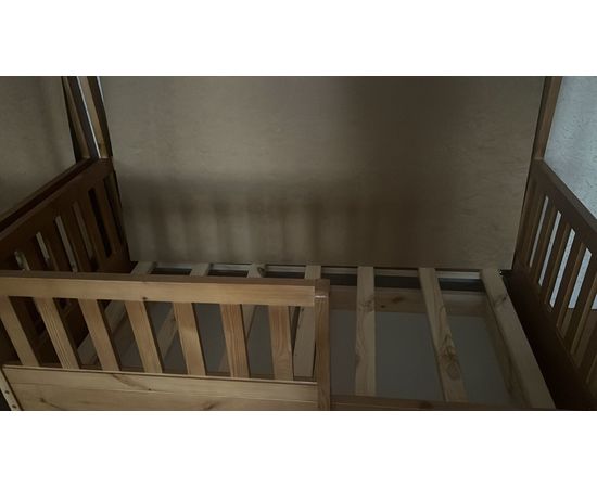 Детская кровать-домик из массива сосны Шелби, КОД:MSP119, images №4, magsale.ru