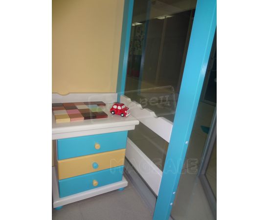 Тумба 3 ящика Мозаика белый+голубой+желтый, КОД:, images №5, magsale.ru Тумба 3 ящика Мозаика белый+голубой+желтый, КОД:, images №5, magsale.ru