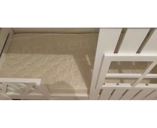 Двухъярусная кровать-домик №16 Яхтклуб-2 80х170 белая эмаль, КОД:, images №2, magsale.ru