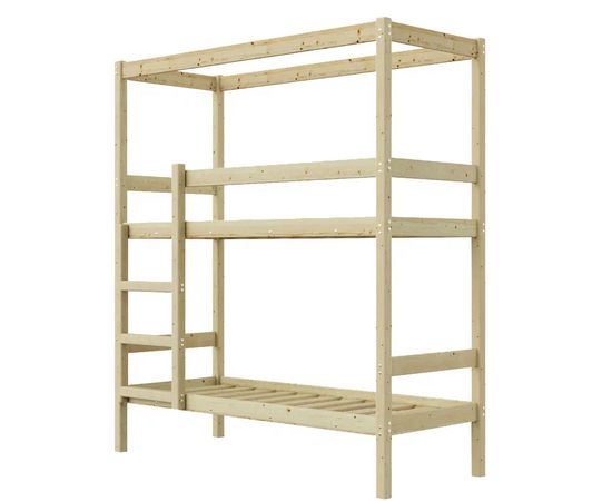 Двухъярусная кровать с каркасом для балдахина Бонжур, КОД:GM34567, images №1, magsale.ru