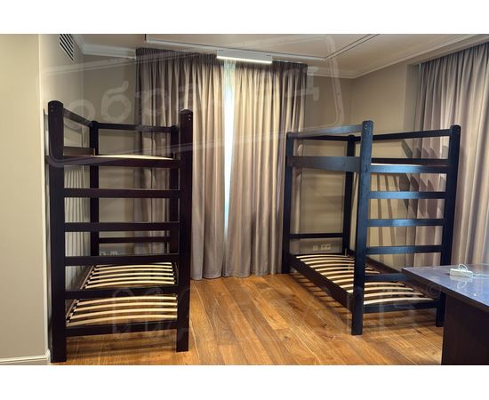 Двухъярусная кровать из массива Беринг 80х200 венге, КОД:, images №1, magsale.ru