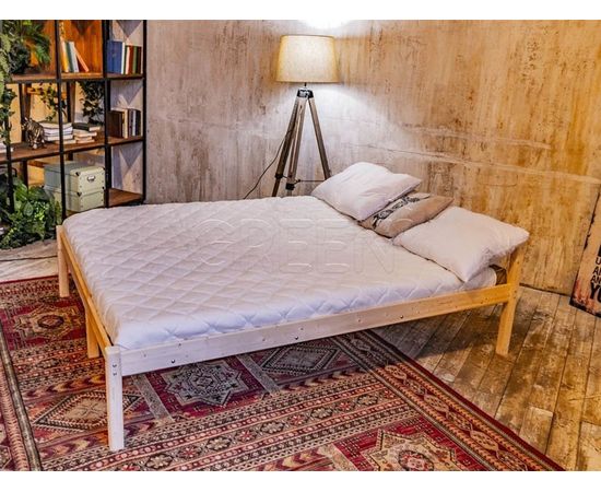 Двуспальная кровать из массива сосны Троя-1 (Т1), КОД:GM3470, images №6, magsale.ru