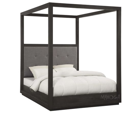 Кровать с мягкой спинкой и балдахином из массива Модус, КОД:MSP644, images №3, magsale.ru