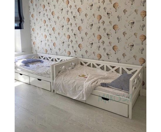 Кровать-тахта Прованс-5 70х180 белая эмаль, КОД:, images №1, magsale.ru