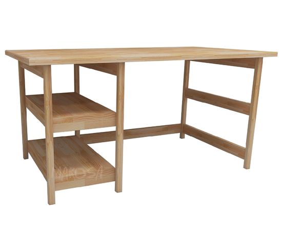 Письменный стол из массива дерева Райт, КОД:MS661, images №1, magsale.ru