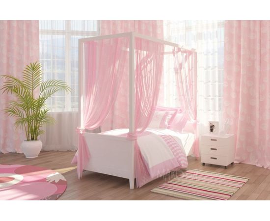 Детская кровать с балдахином из массива Сиель, КОД:MS654, images №2, magsale.ru