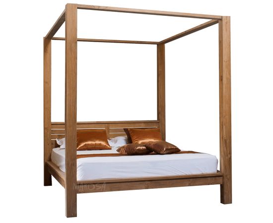 Кровать с балдахином из массива Стэнли, КОД:MS636, images №1, magsale.ru