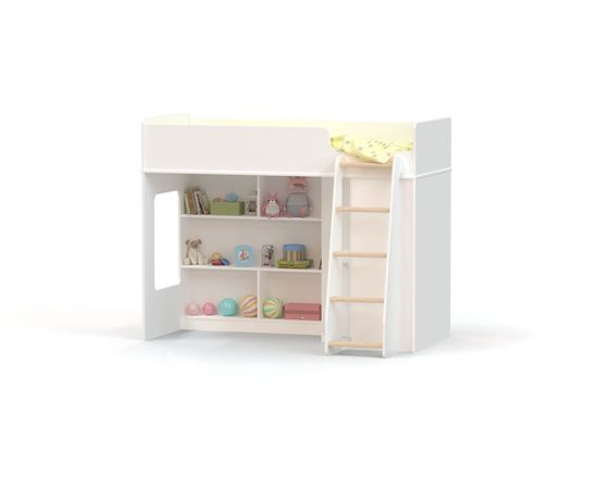 Кровать-чердак с угловым шкафом Ridgimmi 2.2, КОД:RI002, images №19, magsale.ru