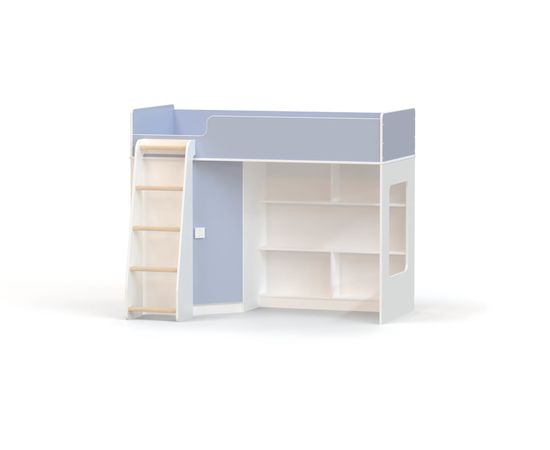 Кровать-чердак с угловым шкафом Ridgimmi 2.2, КОД:RI002, images №8, magsale.ru