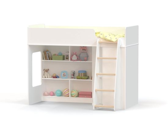 Кровать-чердак с угловым шкафом Ridgimmi 2.2, КОД:RI002, images №11, magsale.ru