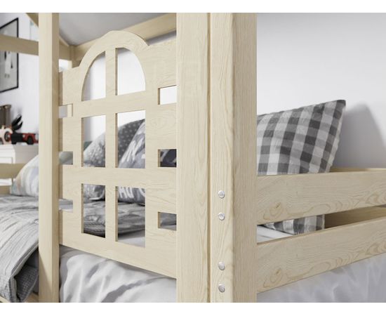 Детская кровать-домик из массива сосны Касл, КОД:GM7132, images №3, magsale.ru