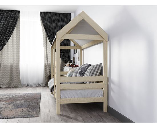 Детская кровать-домик из массива сосны Касл, КОД:GM7132, images №6, magsale.ru