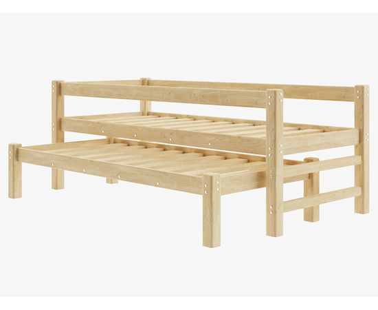 Раздвижная кровать 2-в-1 из массива сосны Виго, КОД:GM7133, images №5, magsale.ru