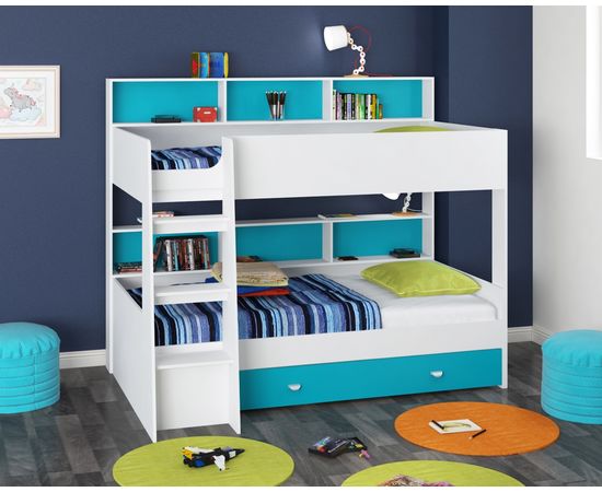 Двухъярусная кровать Golden Kids-1, КОД:4S-GК01, images №4, magsale.ru