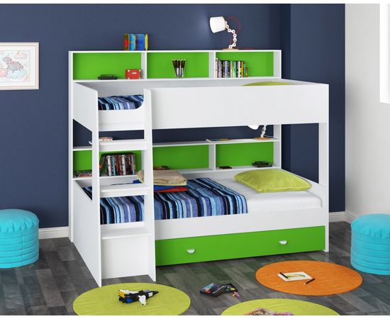 Двухъярусная кровать Golden Kids-1, КОД:4S-GК01, images №6, magsale.ru