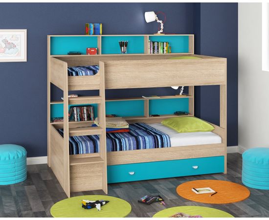 Двухъярусная кровать Golden Kids-1, КОД:4S-GК01, images №13, magsale.ru