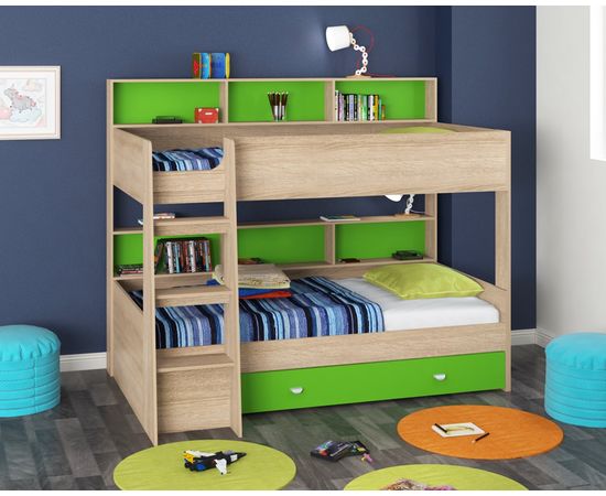 Двухъярусная кровать Golden Kids-1, КОД:4S-GК01, images №14, magsale.ru