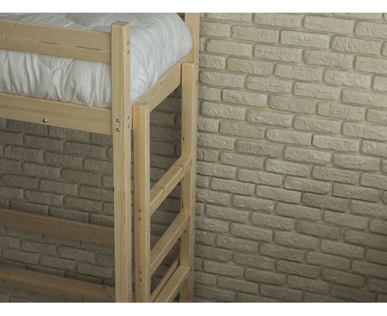 Детская кровать-чердак из массива сосны L-1, КОД:GM3488, images №4, magsale.ru